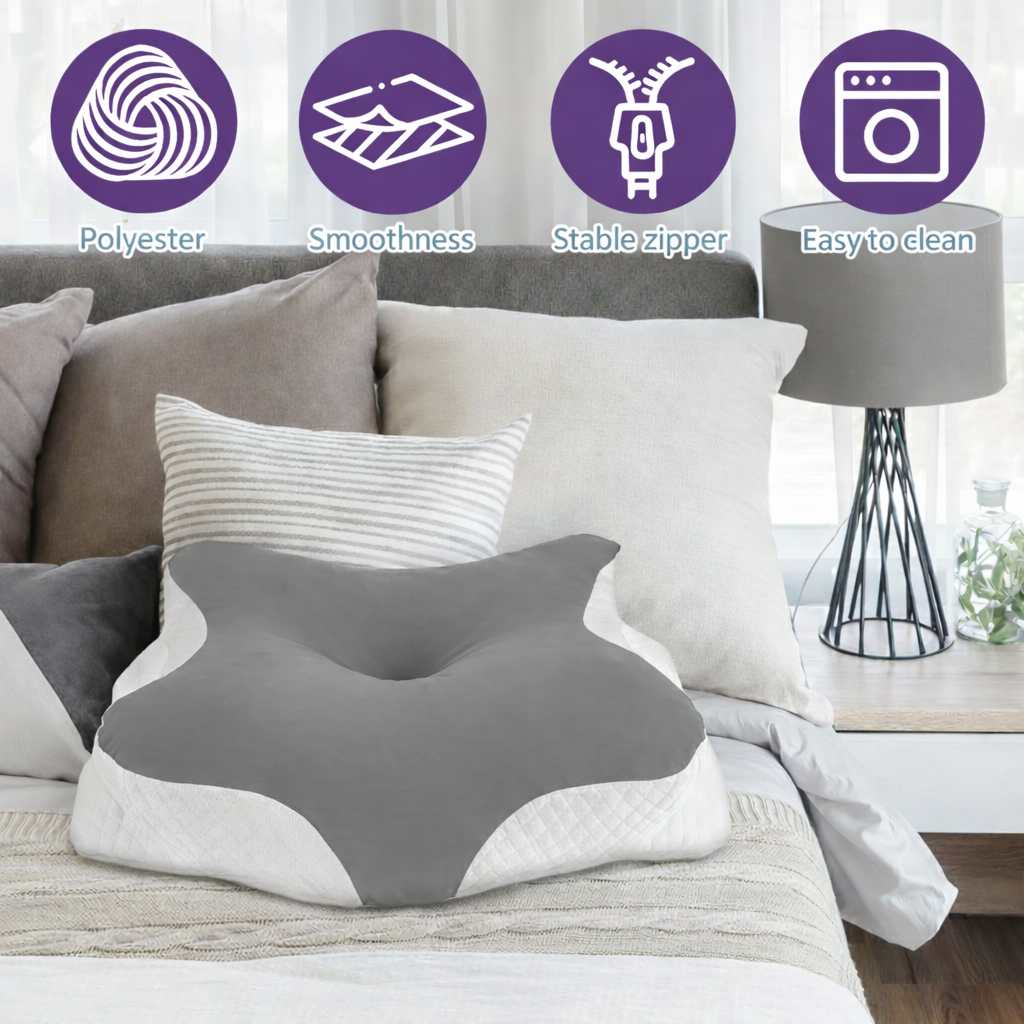 Orthopedic Butterfly Memory Foam Pillowcase